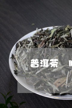 普洱茶 腥味/2023042997534